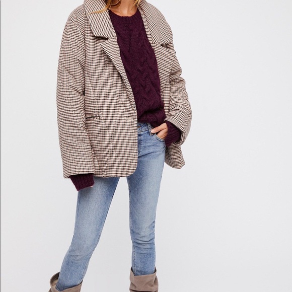 NWT Free People Menswear Pillow Jacket - Picture 5 of 8